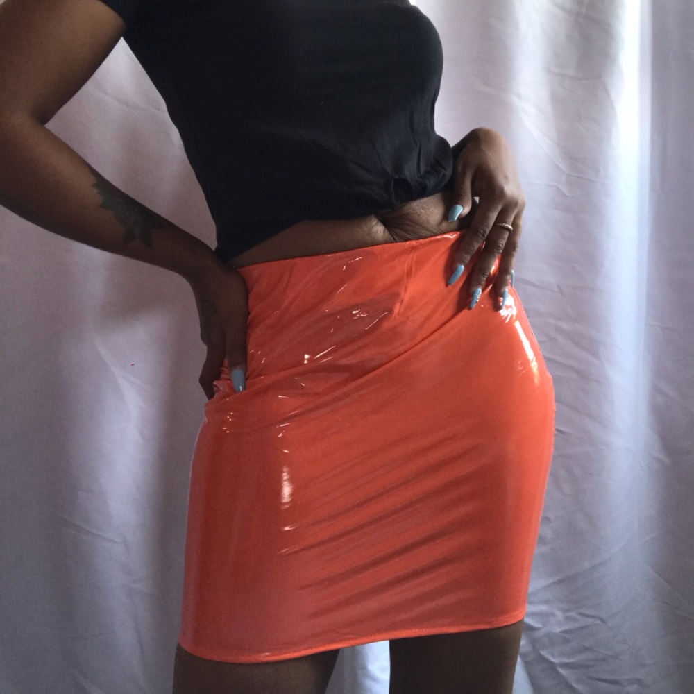 Latex skirt